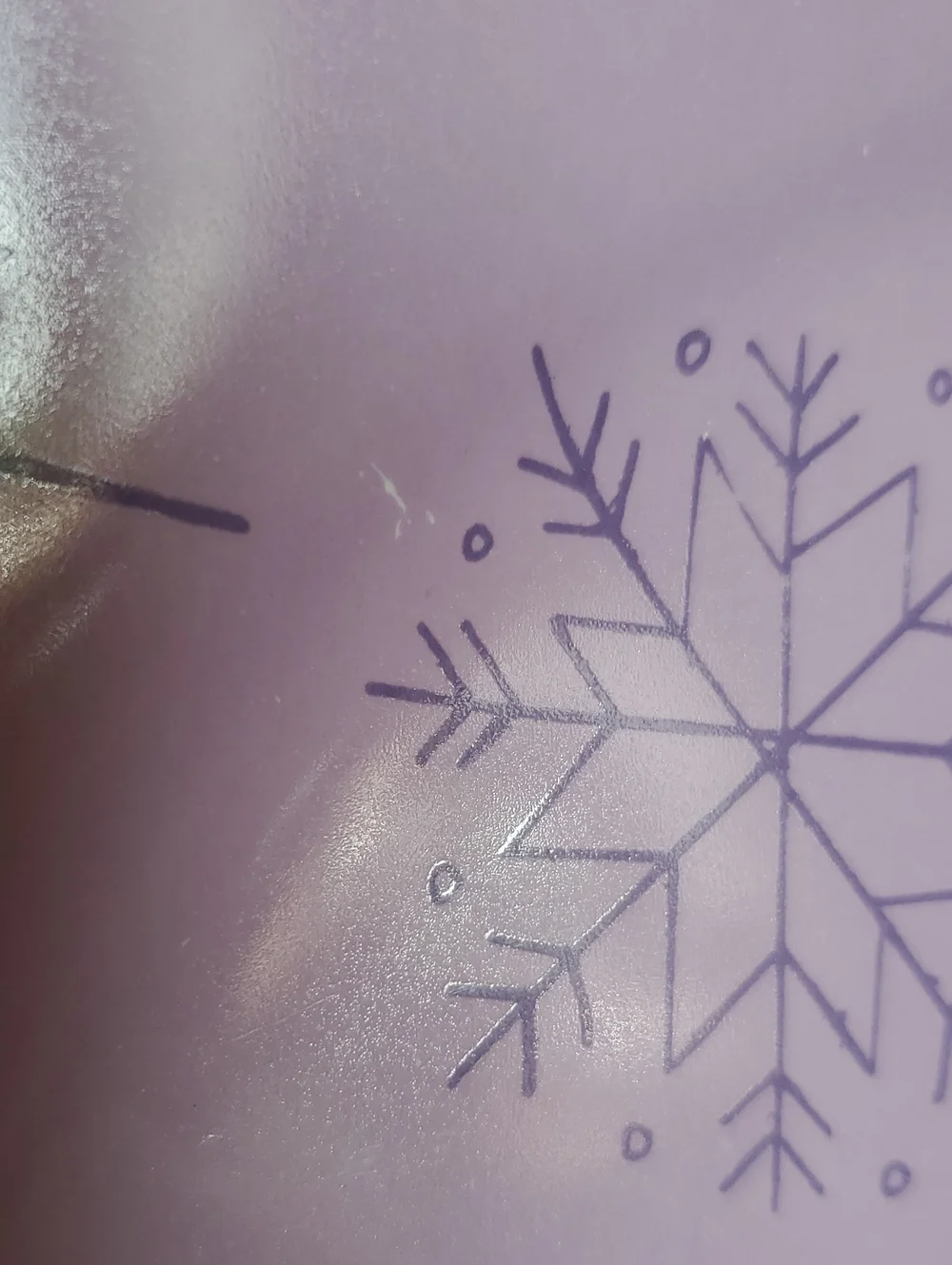 Rosanna Purple Snowflake Plate